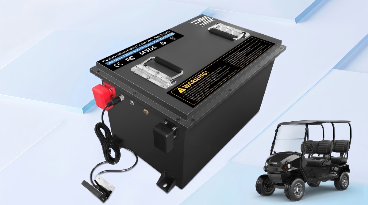 48V LiFePO4 Power Battery Pack for Golf Cart Electric Sightseeing Patrol Tour Vehicle — Product Details 1